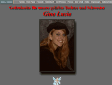 Tablet Screenshot of gina-lucia.de